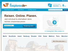 Tablet Screenshot of foxplorer.de